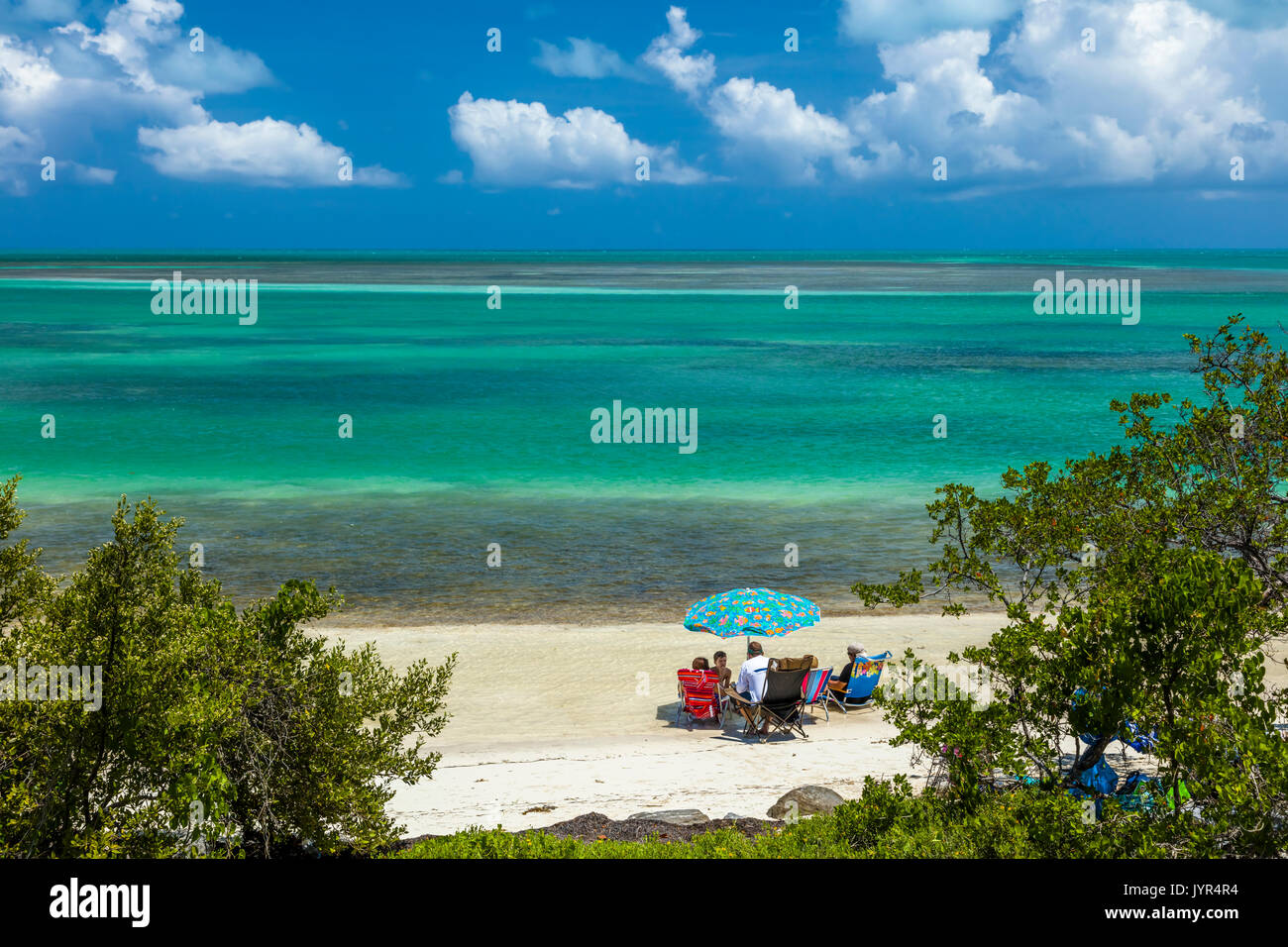 Anne's Beach Park auf dem Atlantischen Ozean auf der unteren Matecumbe Key in Islamorada Key in den Florida Keys Stockfoto