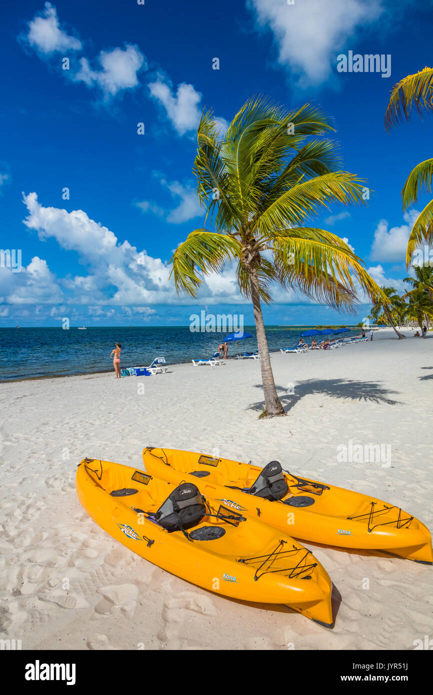 Smathers Beach am Atlantischen Ozean in Key West Florida Stockfoto