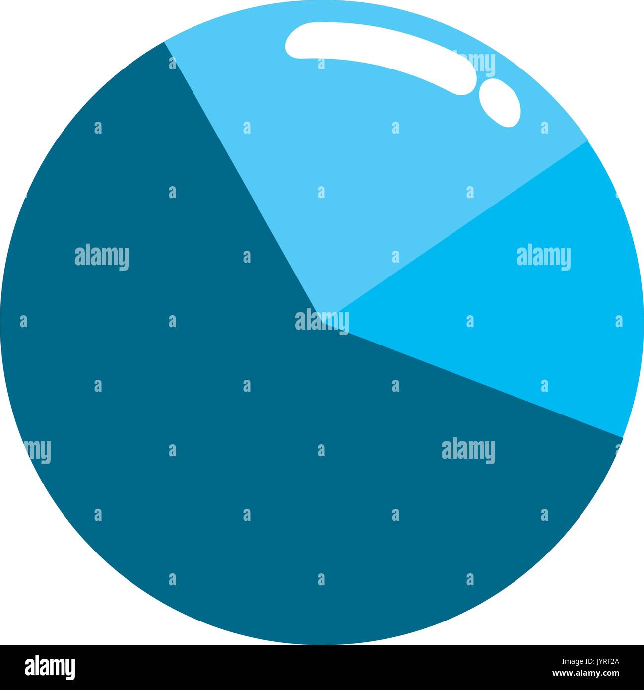 Statistiken Diagramm graphy zu Business Präsentation Stock Vektor