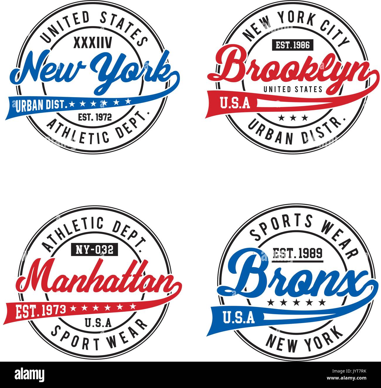 Athletische United States Stock Vektor