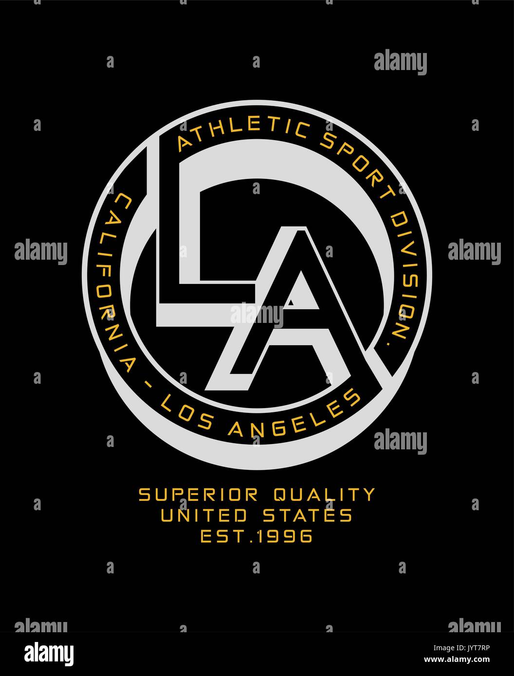 Athletischer sport Los Angeles Stock Vektor