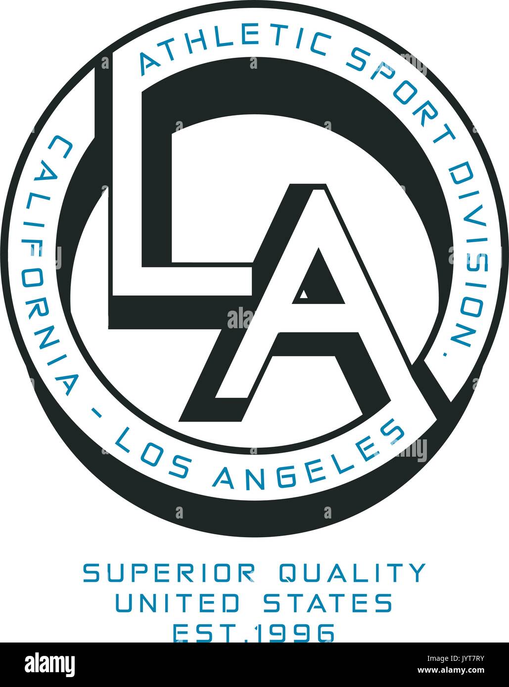 Athletischer sport Los Angeles Stock Vektor