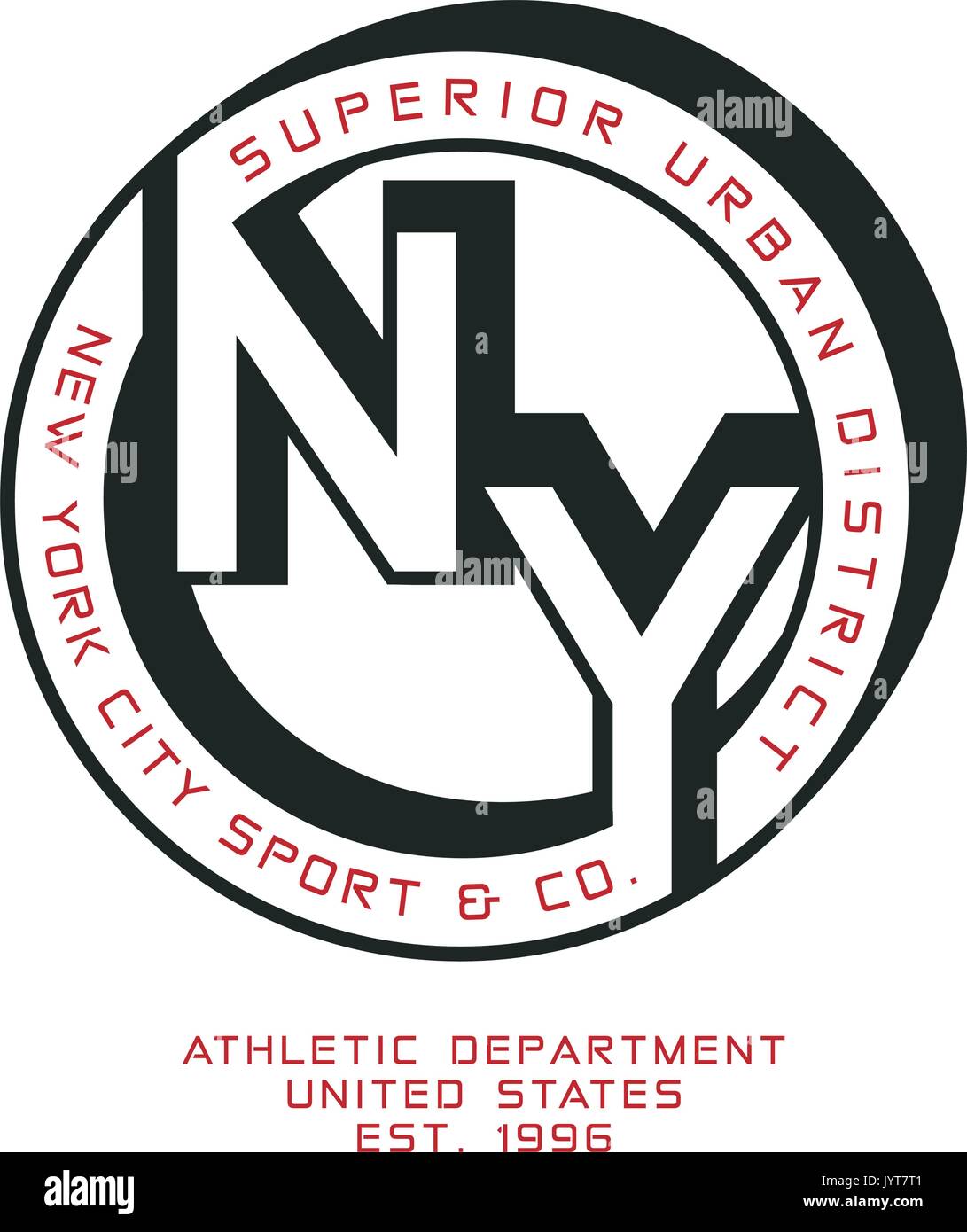 Athletische United States Stock Vektor