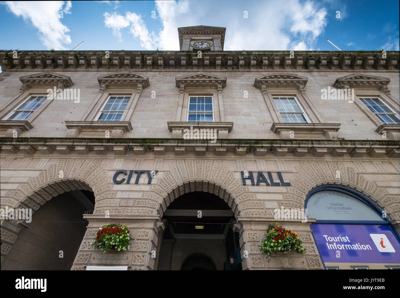Truro Coroner's Court in Truro, Rathaus und Rathaus Stockfoto