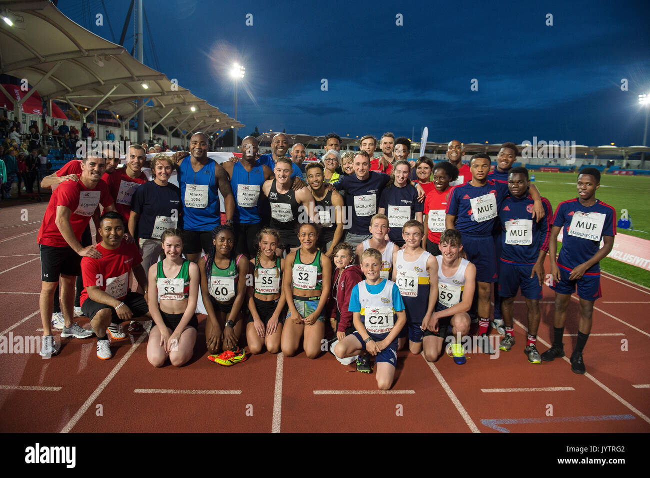 England Athletik Manchester International 2017 Stockfoto