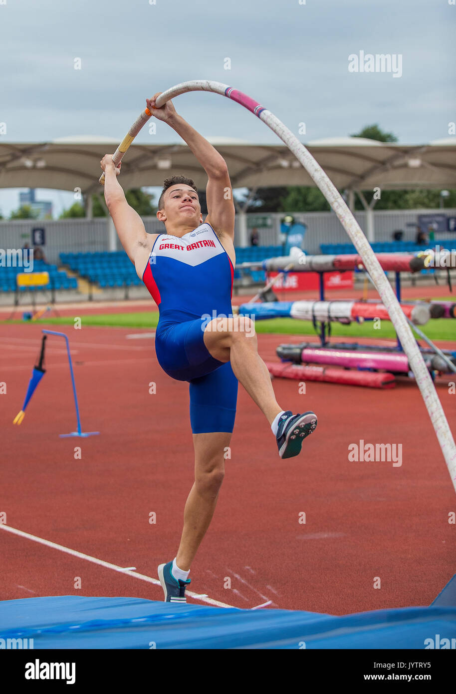 England Athletik Manchester International 2017 Stockfoto