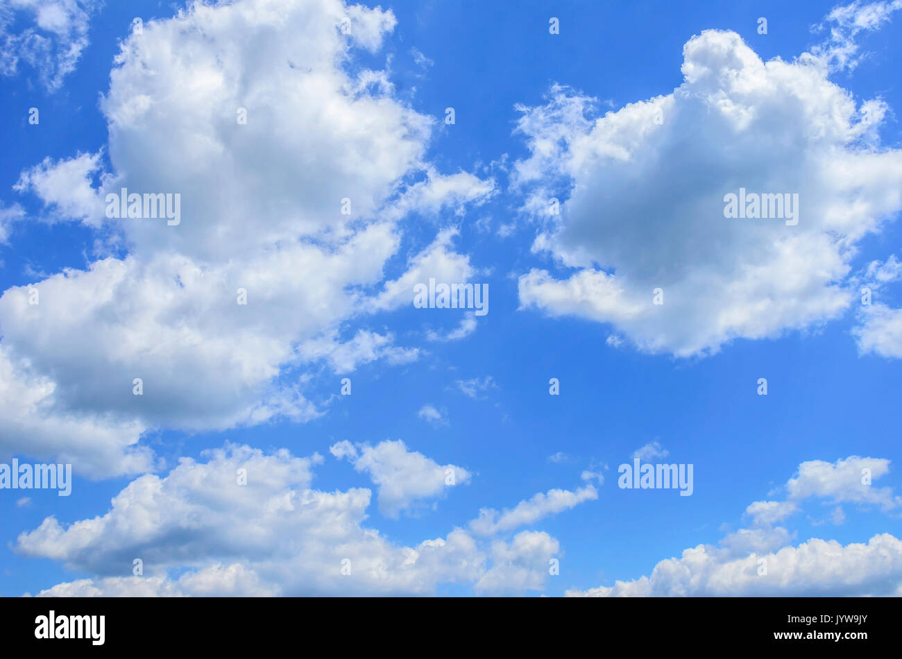 Himmel mit Wolken. Stockfoto