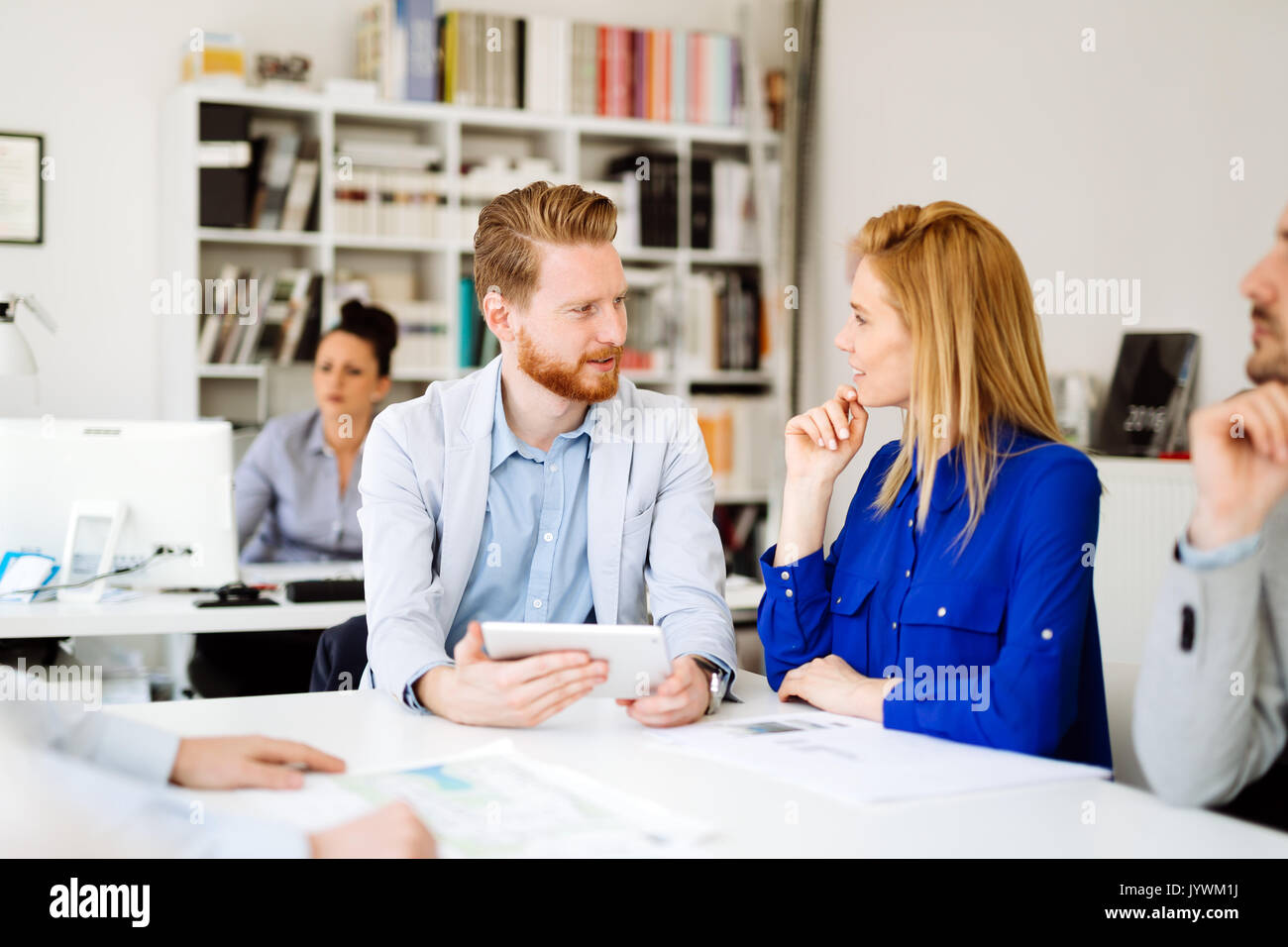 Business-Meeting und brainstorming Stockfoto