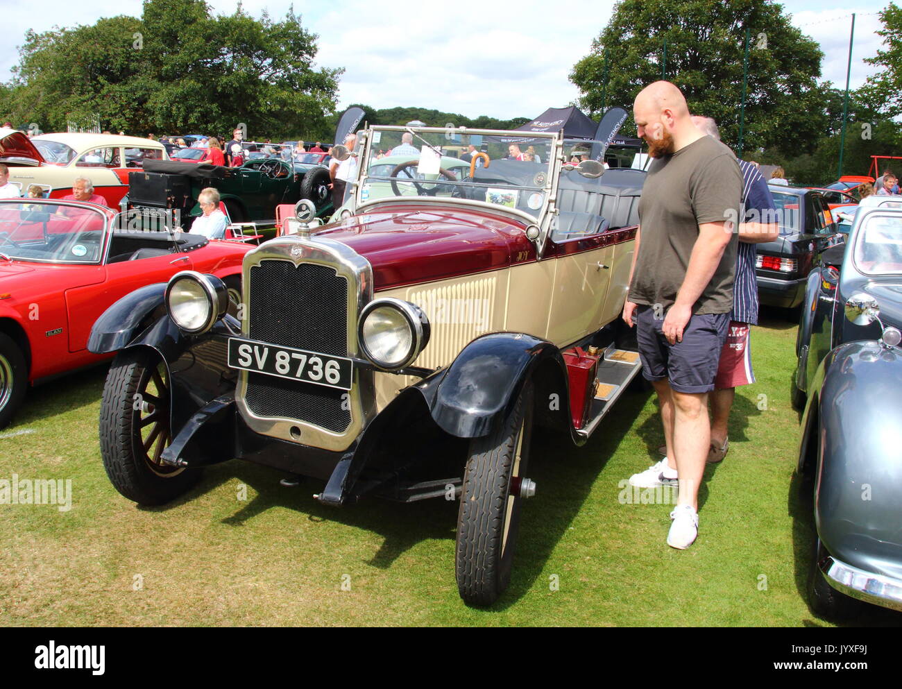 Tewin, UK. 20 Aug, 2017. Tewin Classic Car Show 2017, Tewin, Hertfordshire, Großbritannien am 20. August 2017 Credit: KEITH MAYHEW/Alamy leben Nachrichten Stockfoto