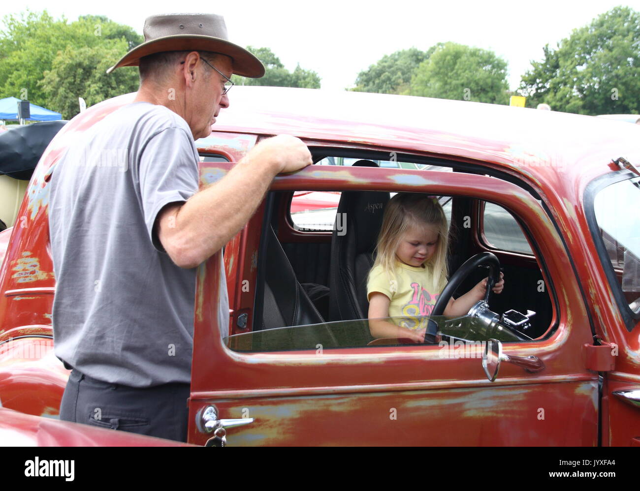 Tewin, UK. 20 Aug, 2017. Tewin Classic Car Show 2017, Tewin, Hertfordshire, Großbritannien am 20. August 2017 Credit: KEITH MAYHEW/Alamy leben Nachrichten Stockfoto