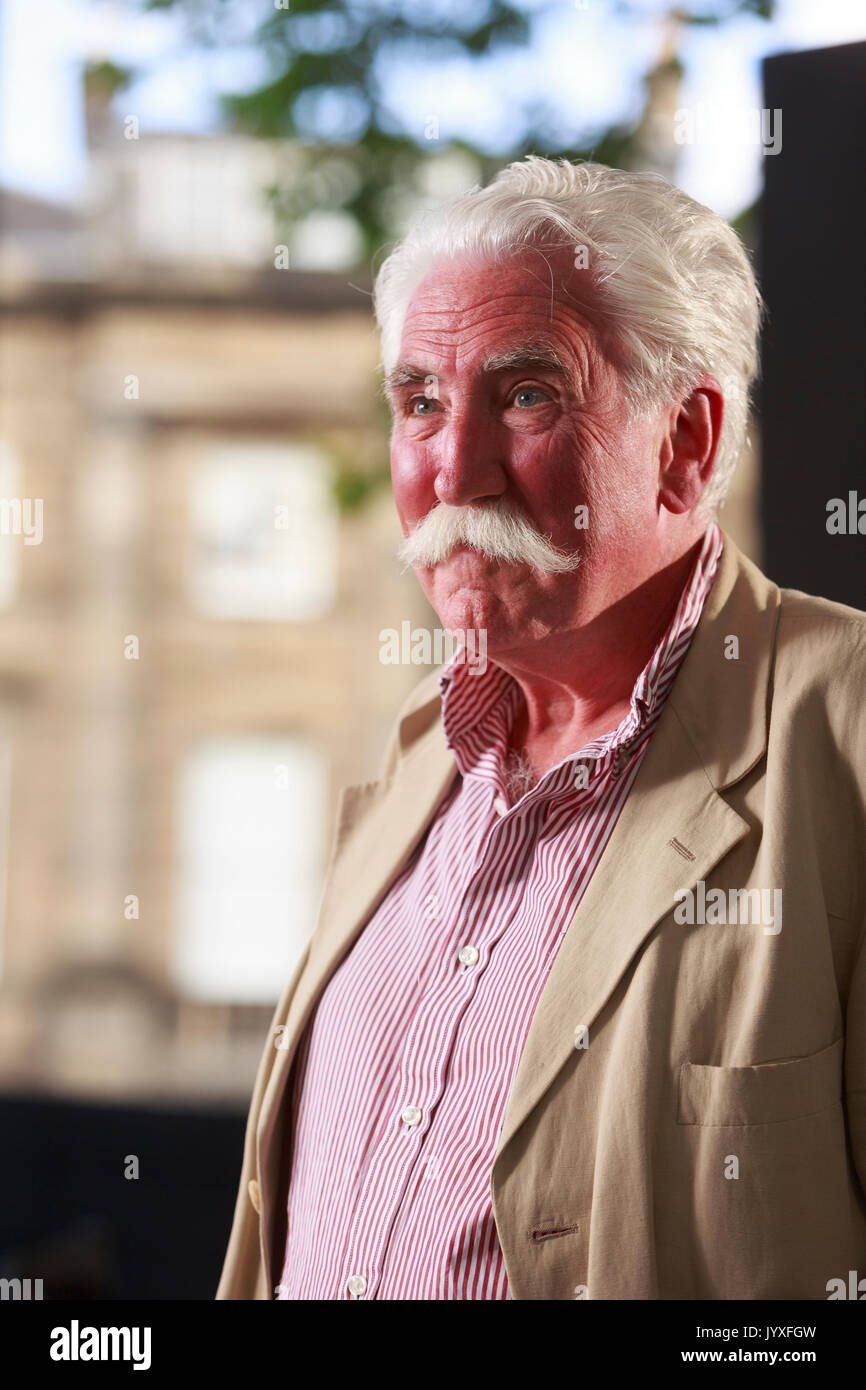 Edinburgh, Schottland, Großbritannien. 20 Aug, 2017. Tag 9 Edinburgh International Book Festival. Im Bild: Brian Johnstone schottische Dichter. Pako Mera/Alamy Leben Nachrichten. Credit: Pako Mera/Alamy leben Nachrichten Stockfoto