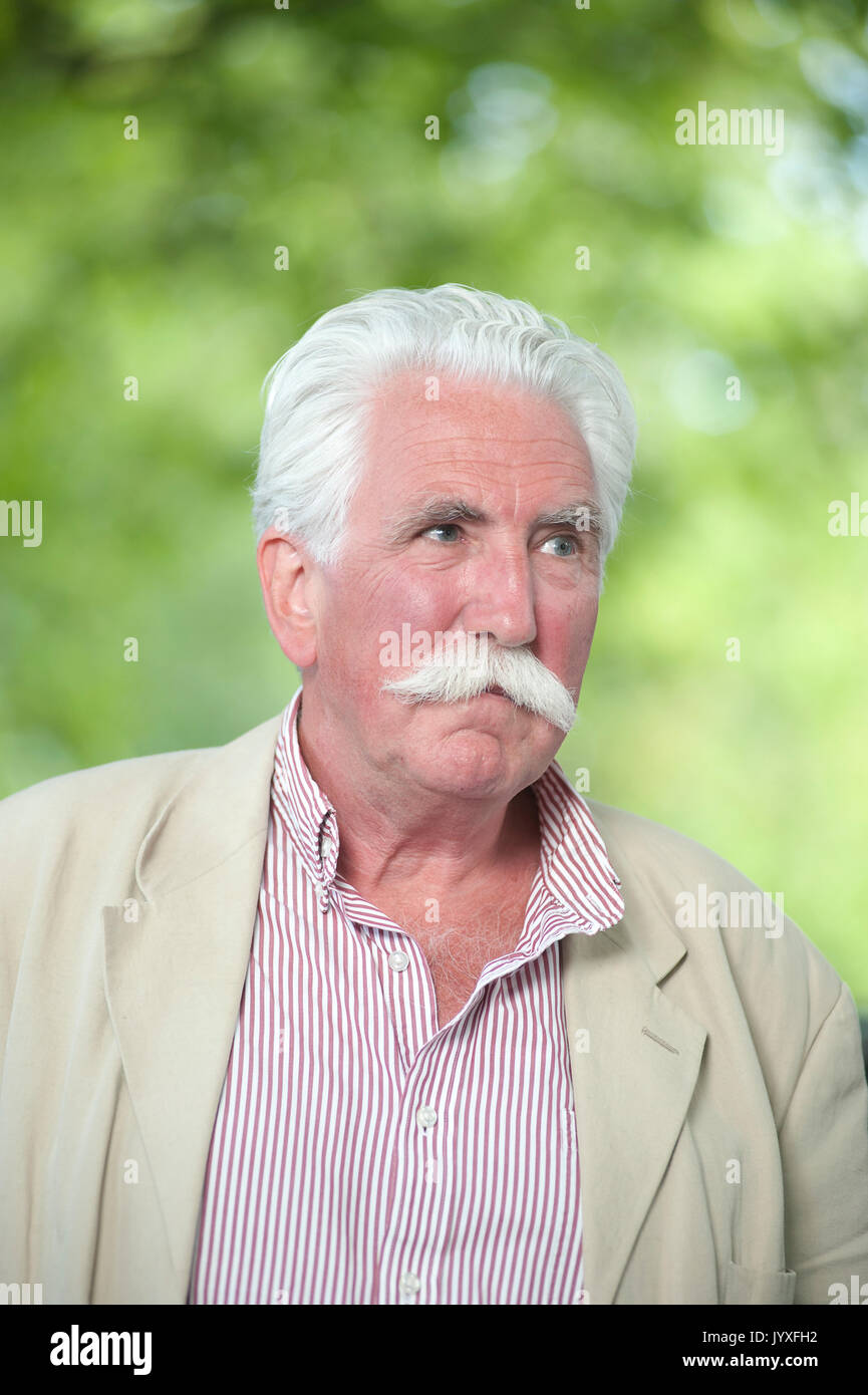 Edinburgh, Großbritannien. 20 Aug, 2017. Schottische Dichter Brian Johnstone an der Edinburgh International Book Festival erscheinen. Credit: Lorenzo Dalberto/Alamy leben Nachrichten Stockfoto