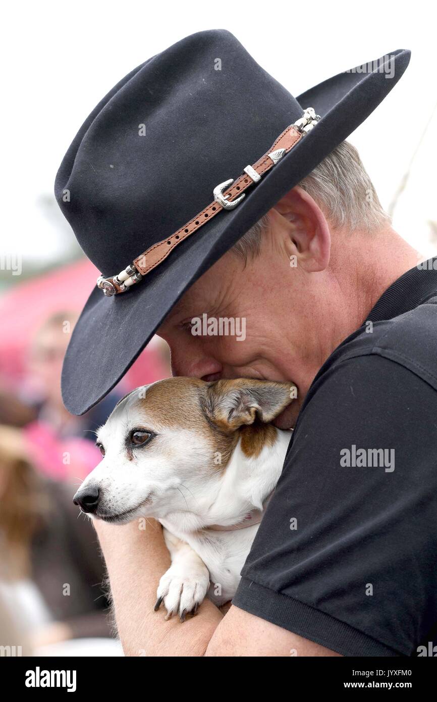 Martin Clunes, buckham fair, Dorset, uk Credit: finnbarr Webster/alamy leben Nachrichten Stockfoto