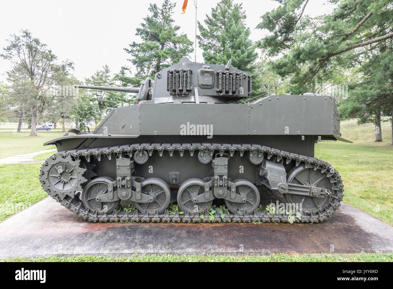 US M5A1 Stuart Light Tank Stockfoto