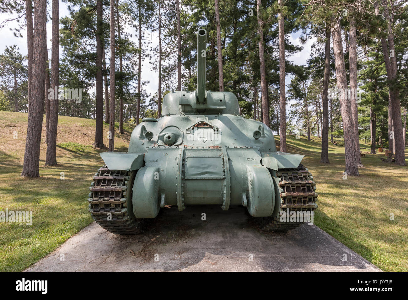 Kanadische M4A1 Grizzly Tank Stockfoto
