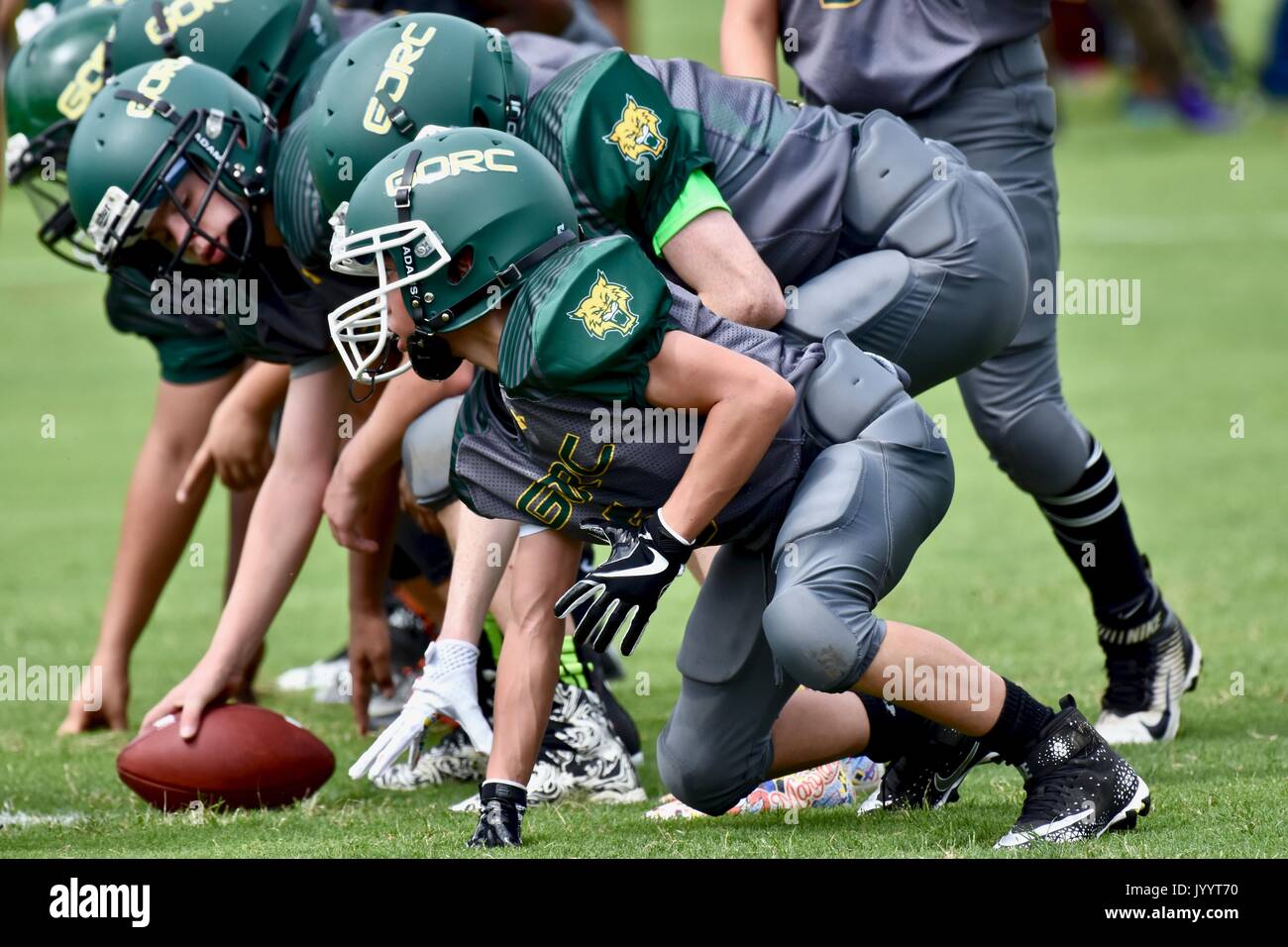 Jugend American football Sport Stockfoto