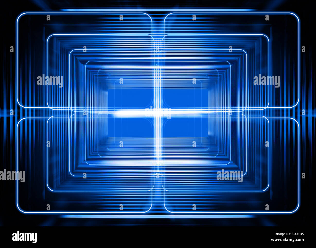 Wave-Modus der elektromagnetischen Kraft, abstrakten Hintergrund Stockfoto