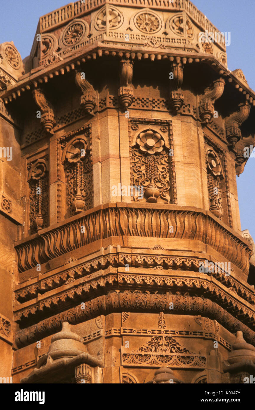 Rani Roopmati Rupmati's (, Mirzapur Queen's) Moschee, Ahmedabad, Gujarat, Indien. Stockfoto