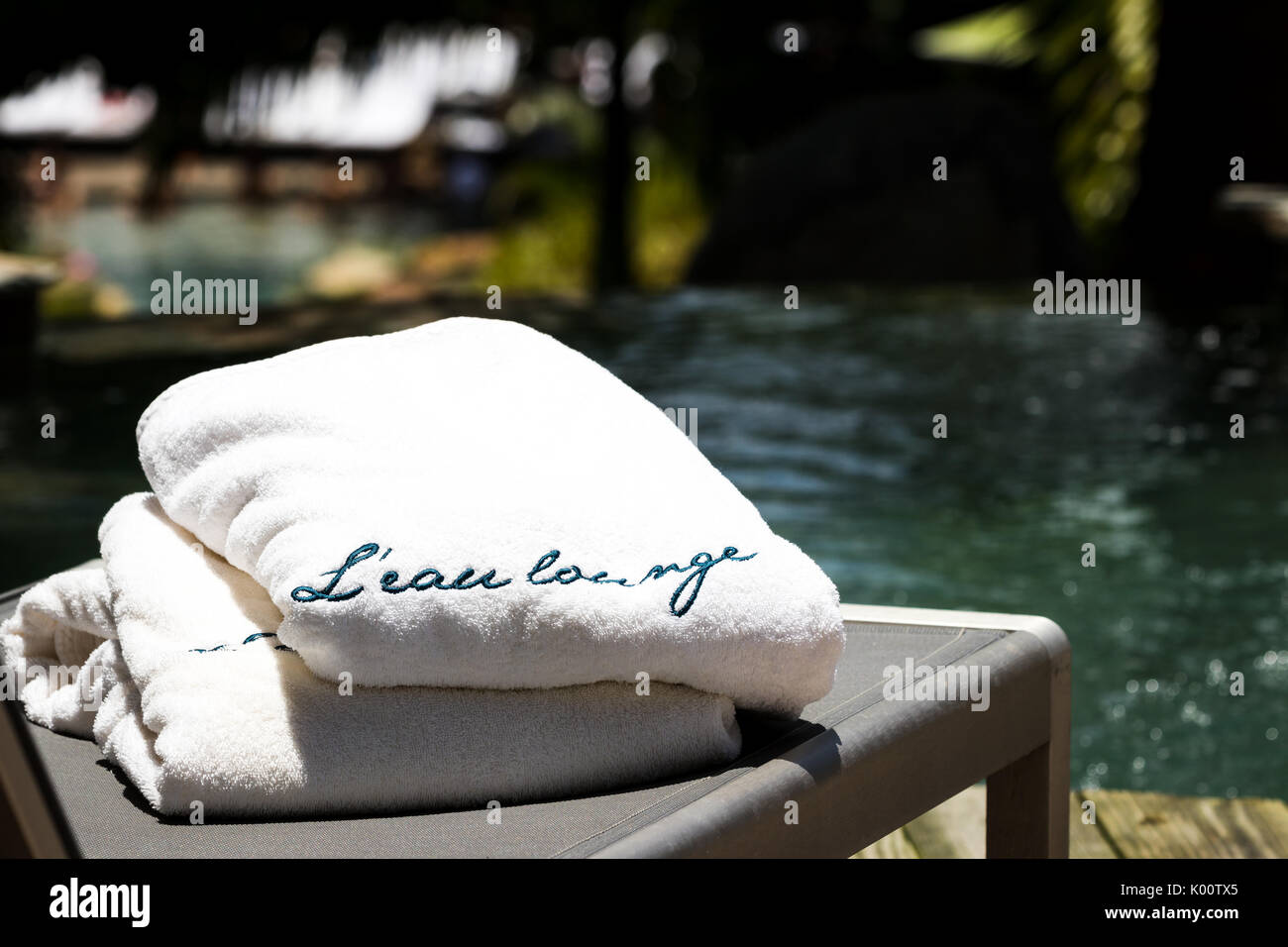 St. Martin ist ein Teil der Leeward Inseln in der Karibik. Es besteht aus 2 separaten Ländern, zwischen der französischen und der niederländischen Seiten unterteilt. Stockfoto