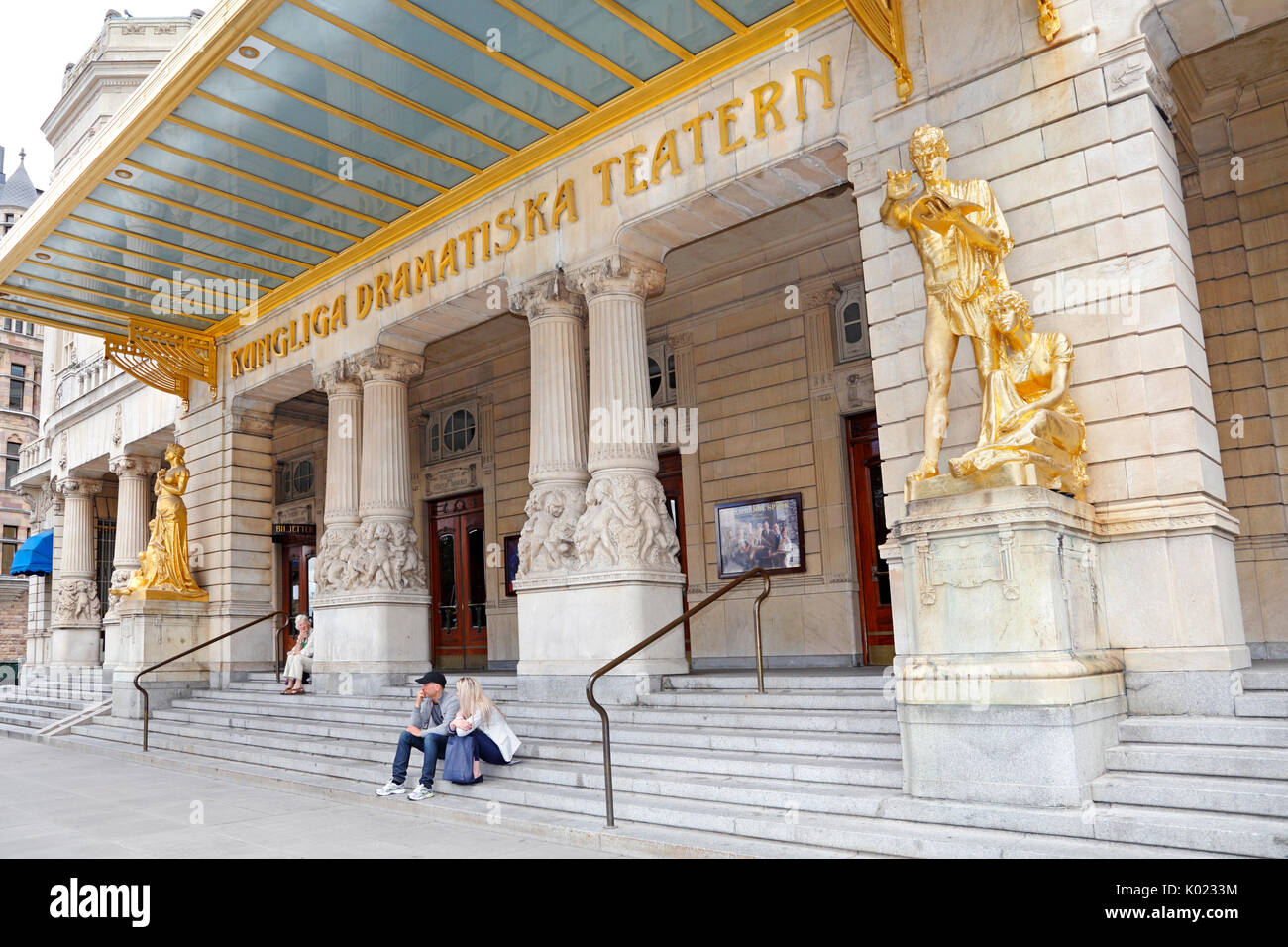 Kungliga Dramatiska Teatern (Königliche Dramatische Theater), Dramaten in Stockholm, Schweden Stockfoto