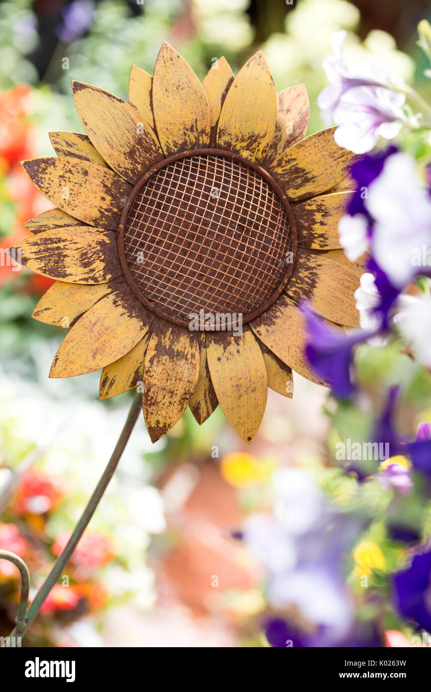 Bunte Garten Kunst Stockfoto