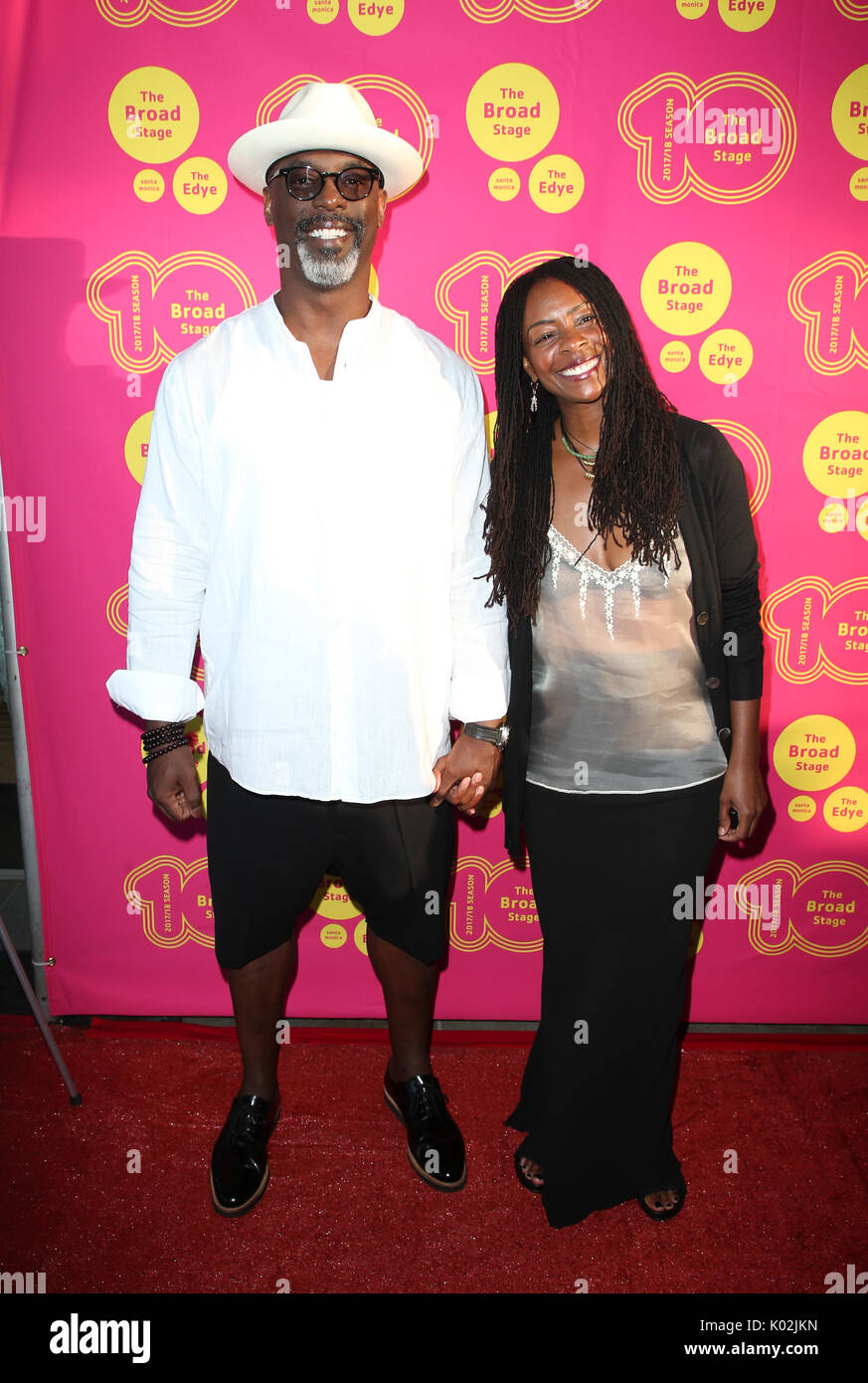 Eröffnung der "Geboren für Diese' - Ankunft mit: Isaiah Washington, Jenisa Girlande Wo: Santa Monica, California, United States Wann: 20 Aug 2017 Quelle: FayesVision/WENN.com Stockfoto