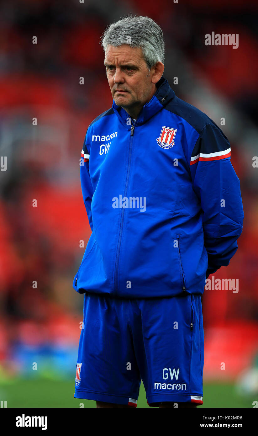 Stoke City Kit Manager Gary Worthington Stockfoto
