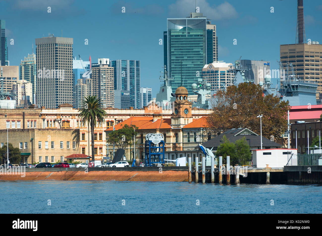 Garden Island Naval Base, Sydney, New South Wales, Australien. Stockfoto