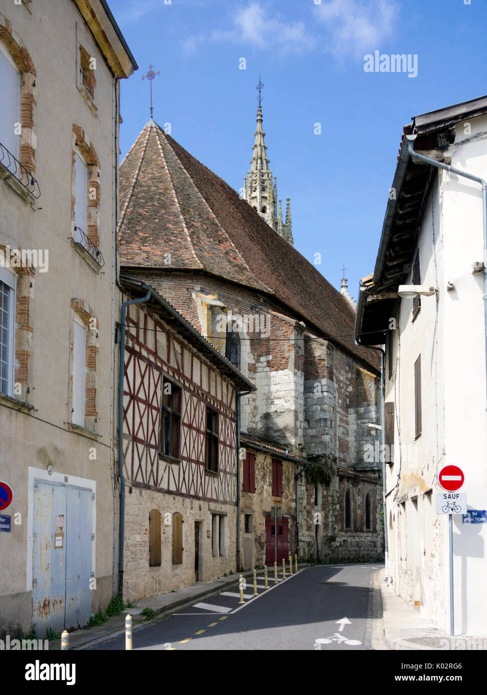 Église Notre-Dame d'Agen Stockfoto