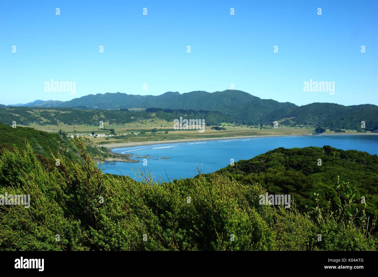 Hicks Bay, North Island, Neuseeland Stockfoto