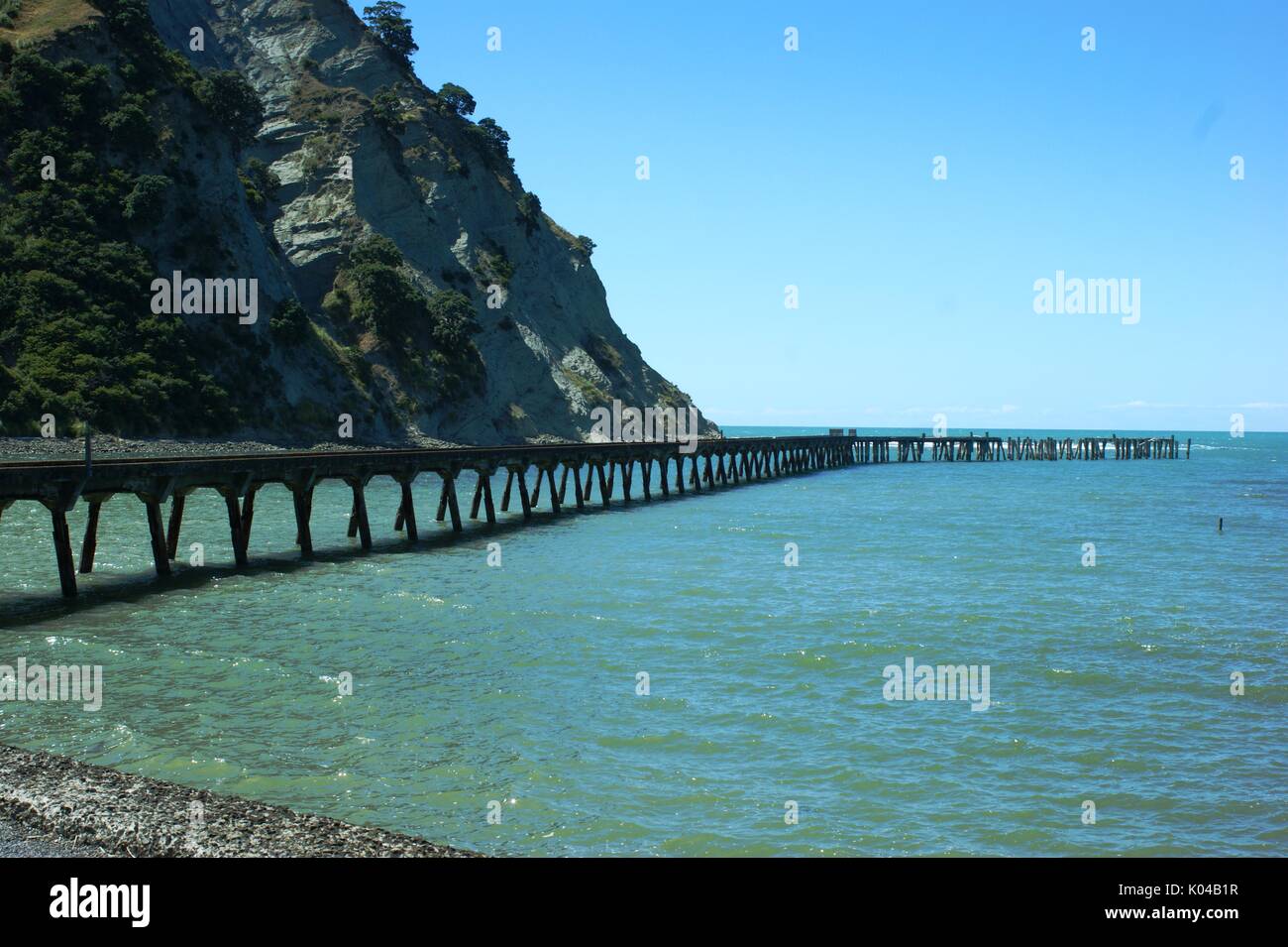 Tokomaru Bay, Neuseeland Stockfoto