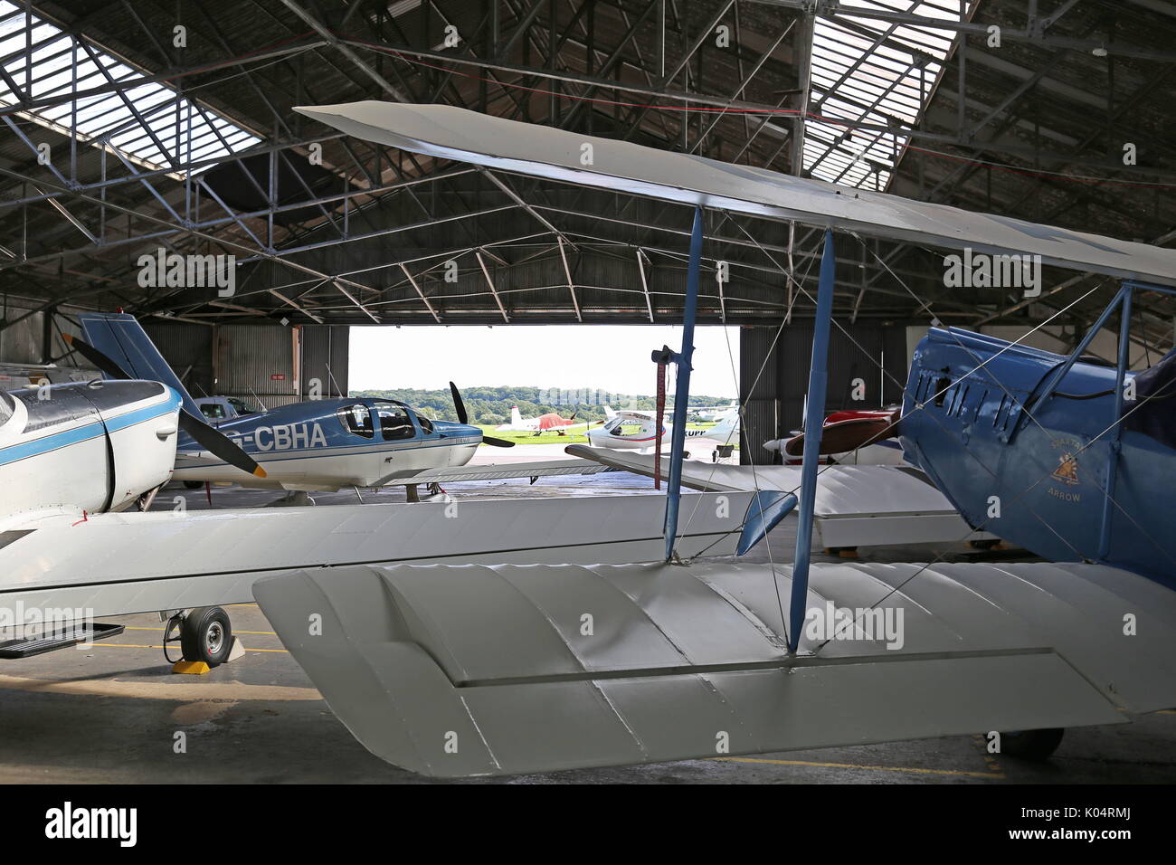 1932 Spartan Pfeil 1, Redhill Flugplatz, Könige Mill Lane, Redhill, Surrey, England, Großbritannien, USA, UK, Europa Stockfoto