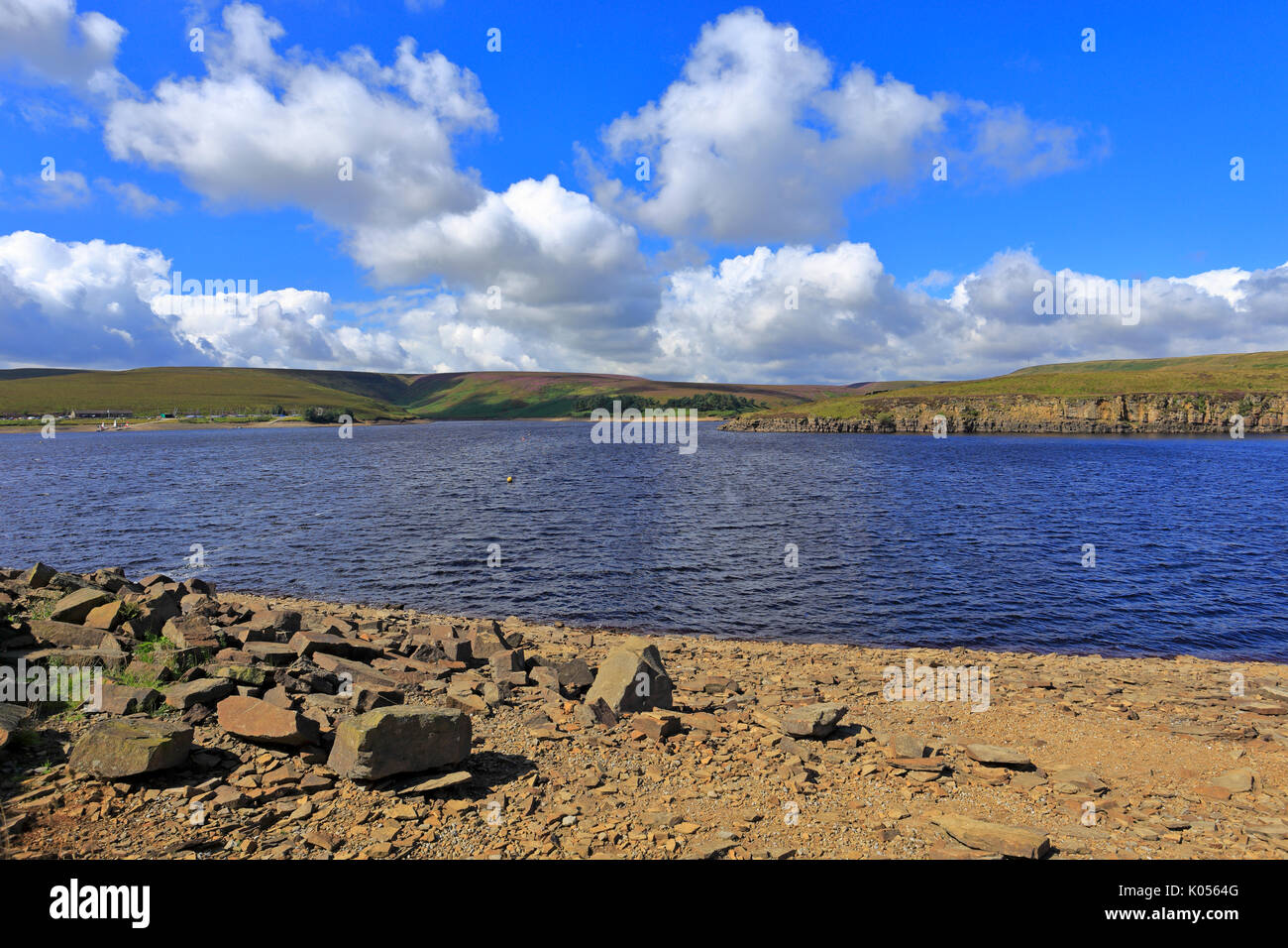 Winscar Reservoir, Peak District Mitgliedstats Park, Barnsley, South Yorkshire, England, UK. Stockfoto