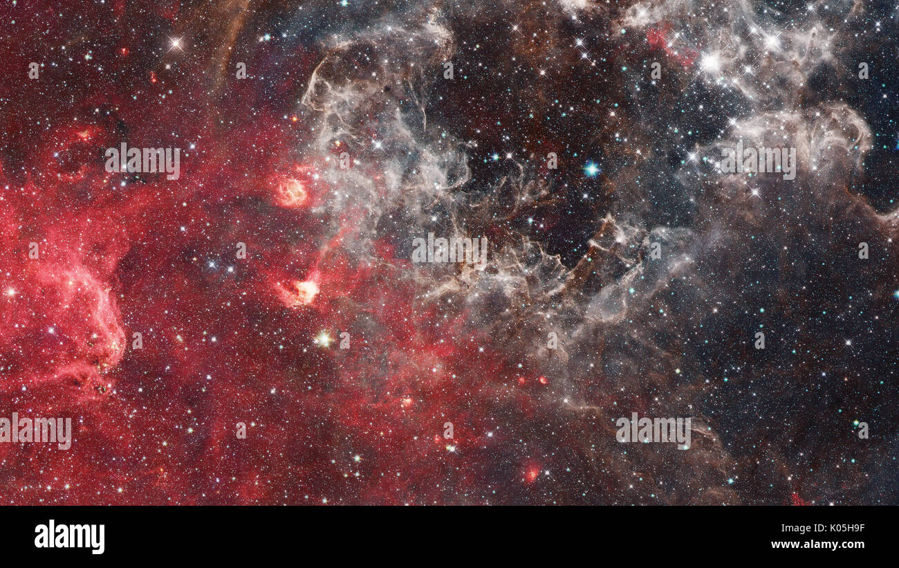 Überrest der Supernovaexplosion. Elemente des Bildes von der NASA eingerichtet. Stockfoto