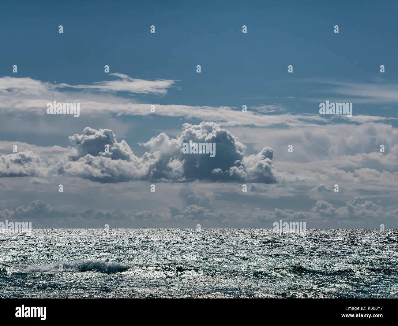 Das Meer von Sletterhage Strand in Jütland, Dänemark Stockfoto