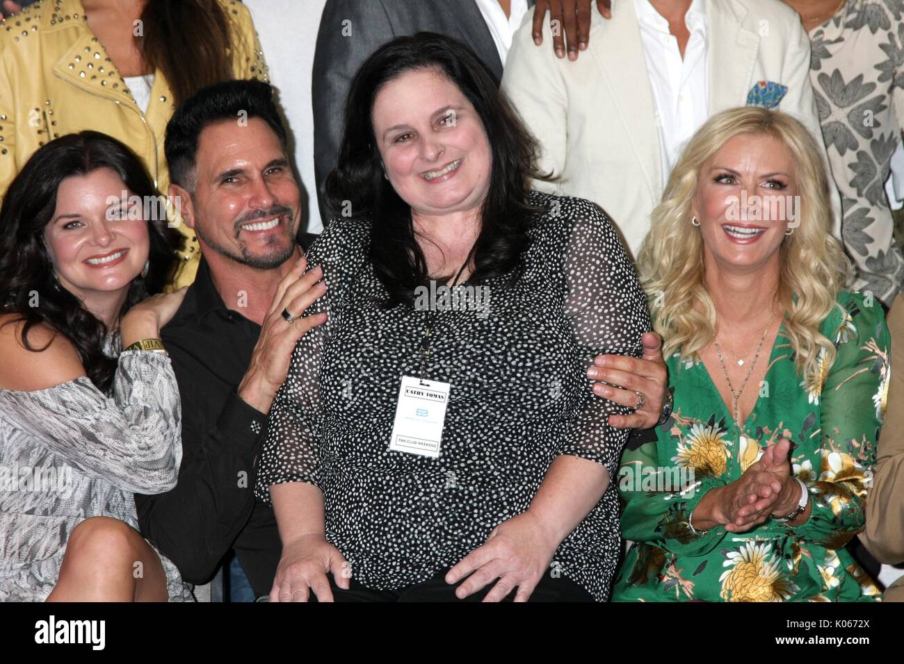 Burbank, CA. 20 Aug, 2017. Heather Tom, Don Diamont, Cathy Tomas, Katherine Kelly Lang anwesend für Mutig und schön Fan Club Mittagessen, Burbank Convention Center, Burbank, CA August 20, 2017. Credit: Priscilla Grant/Everett Collection/Alamy leben Nachrichten Stockfoto