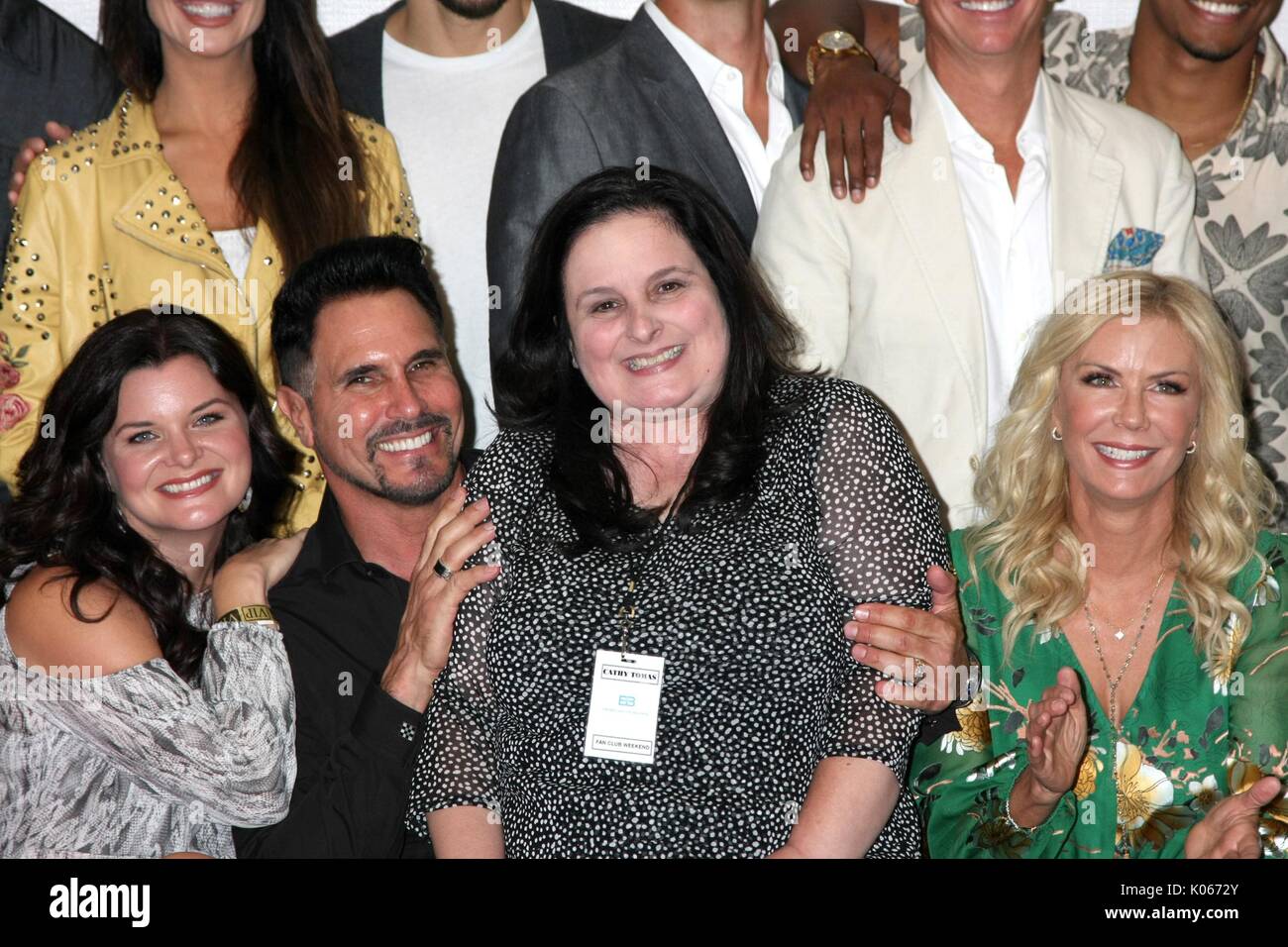 Burbank, CA. 20 Aug, 2017. Heather Tom, Don Diamont, Cathy Tomas, Katherine Kelly Lang anwesend für Mutig und schön Fan Club Mittagessen, Burbank Convention Center, Burbank, CA August 20, 2017. Credit: Priscilla Grant/Everett Collection/Alamy leben Nachrichten Stockfoto