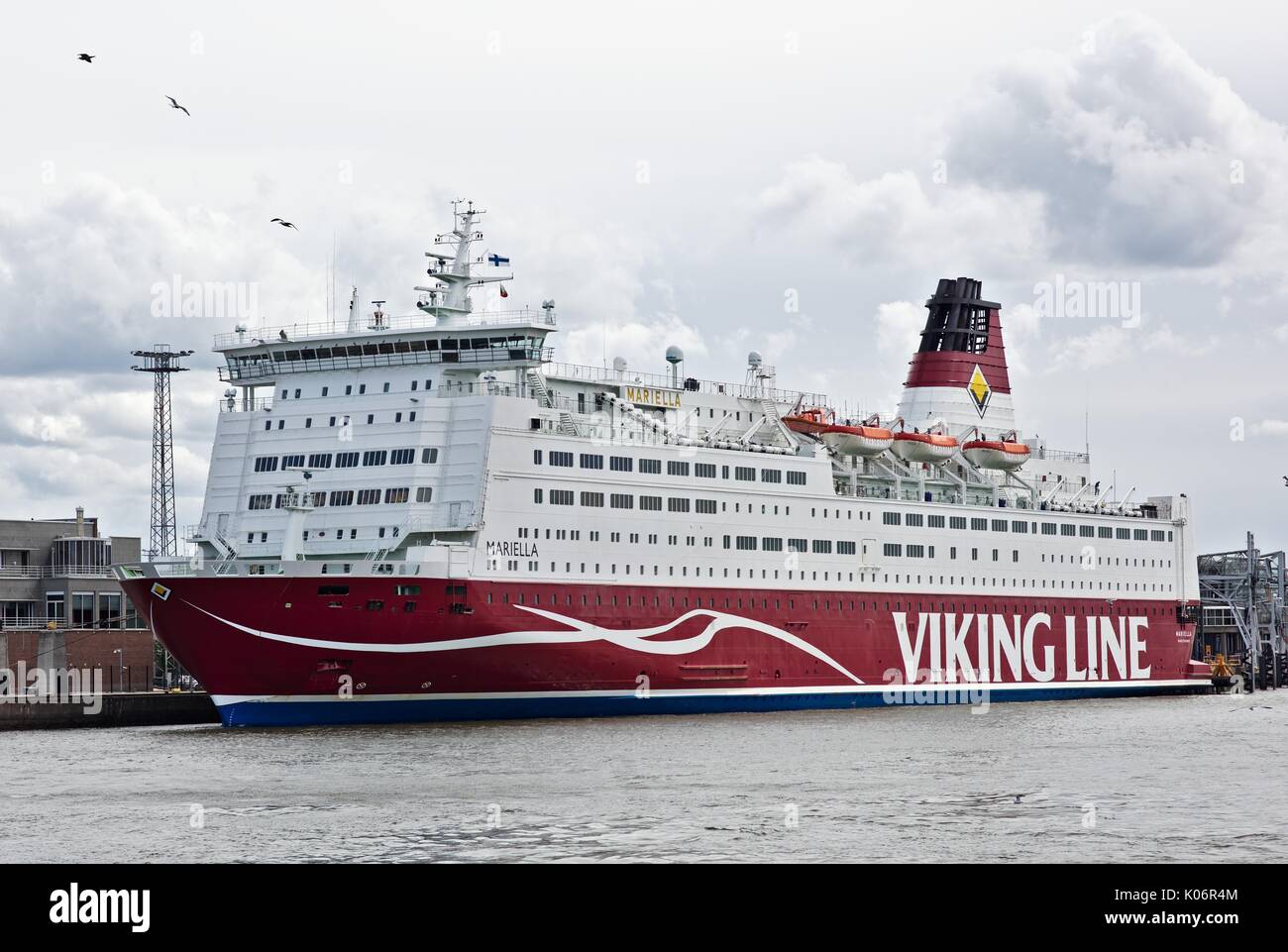 Cruiseferry MS Gabriella, in Helsinki günstig Stockfoto