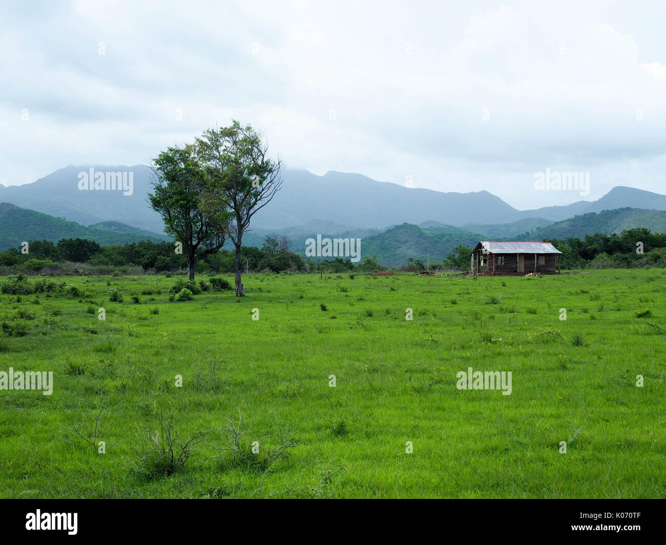 Haus in der Kampagne auf Trinidad im Kuba der 07/06/2017 Stockfoto