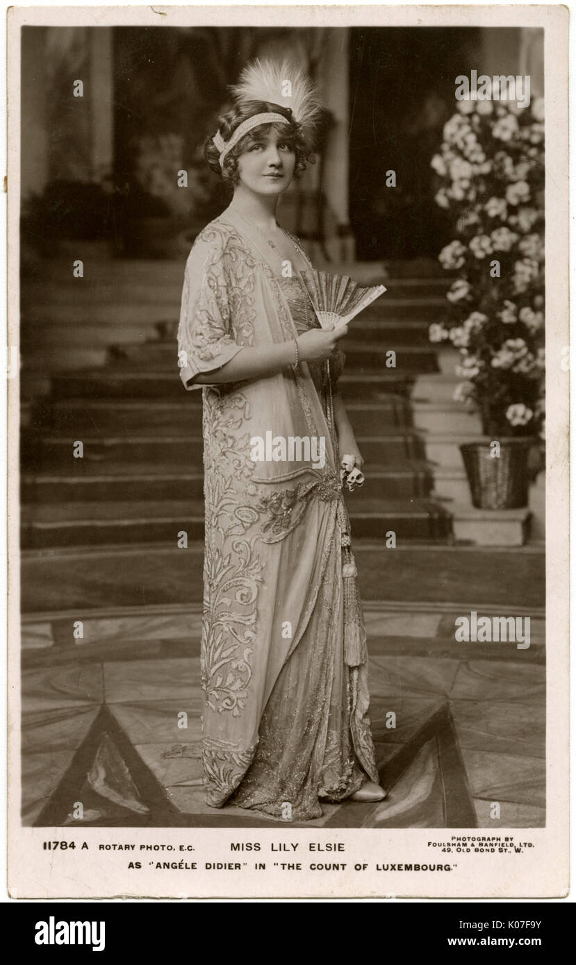 Lily Elsie Stockfoto