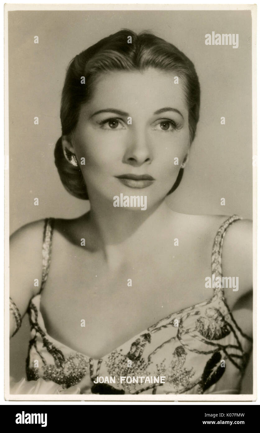 Joan Fontaine Stockfoto