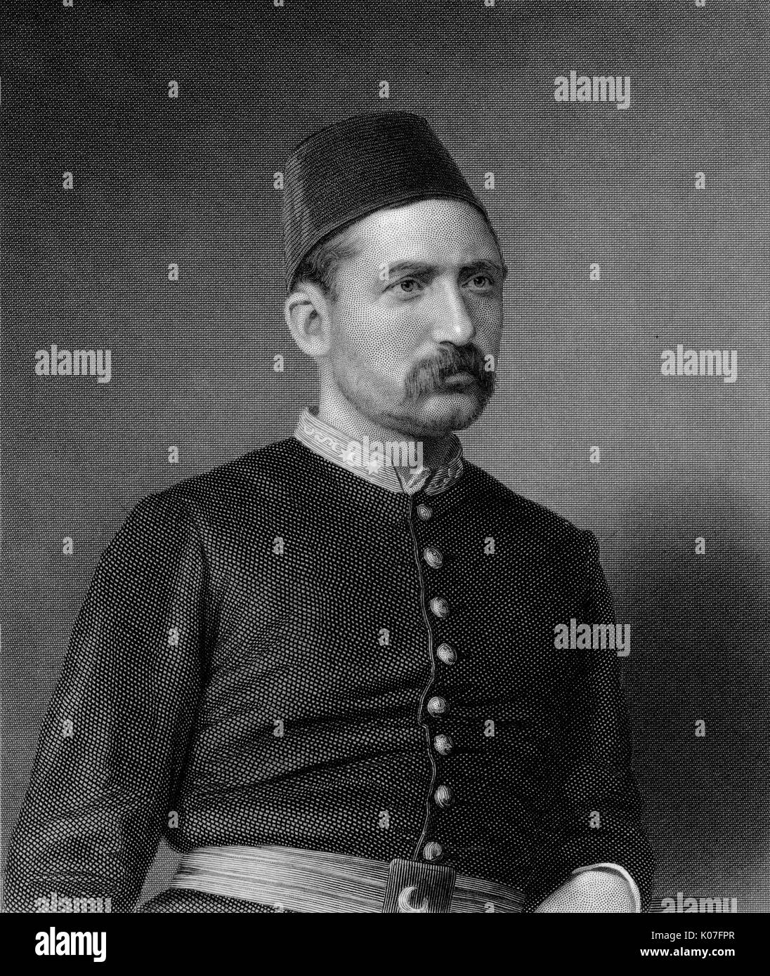 Süleyman Pascha (1840 - 1892) das türkische Militär während des Krieges von 1876, Gouverneur und Staatsmann Datum: Stockfoto