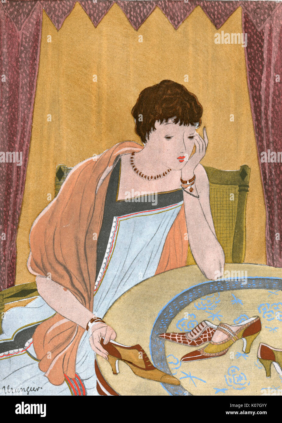 SCHWIERIGE WAHL 1924 Stockfoto