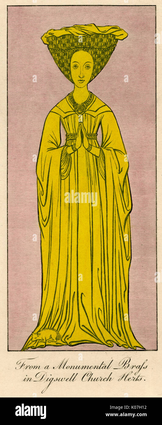 Kostüm - Messing des 15.. Jahrhunderts Stockfoto