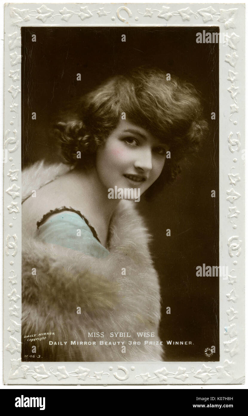 3.-Preis-Schönheitswettbewerb 1919 Stockfoto