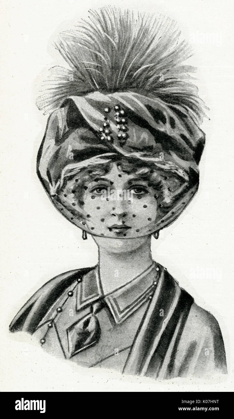 Damenmode 1912 Stockfoto