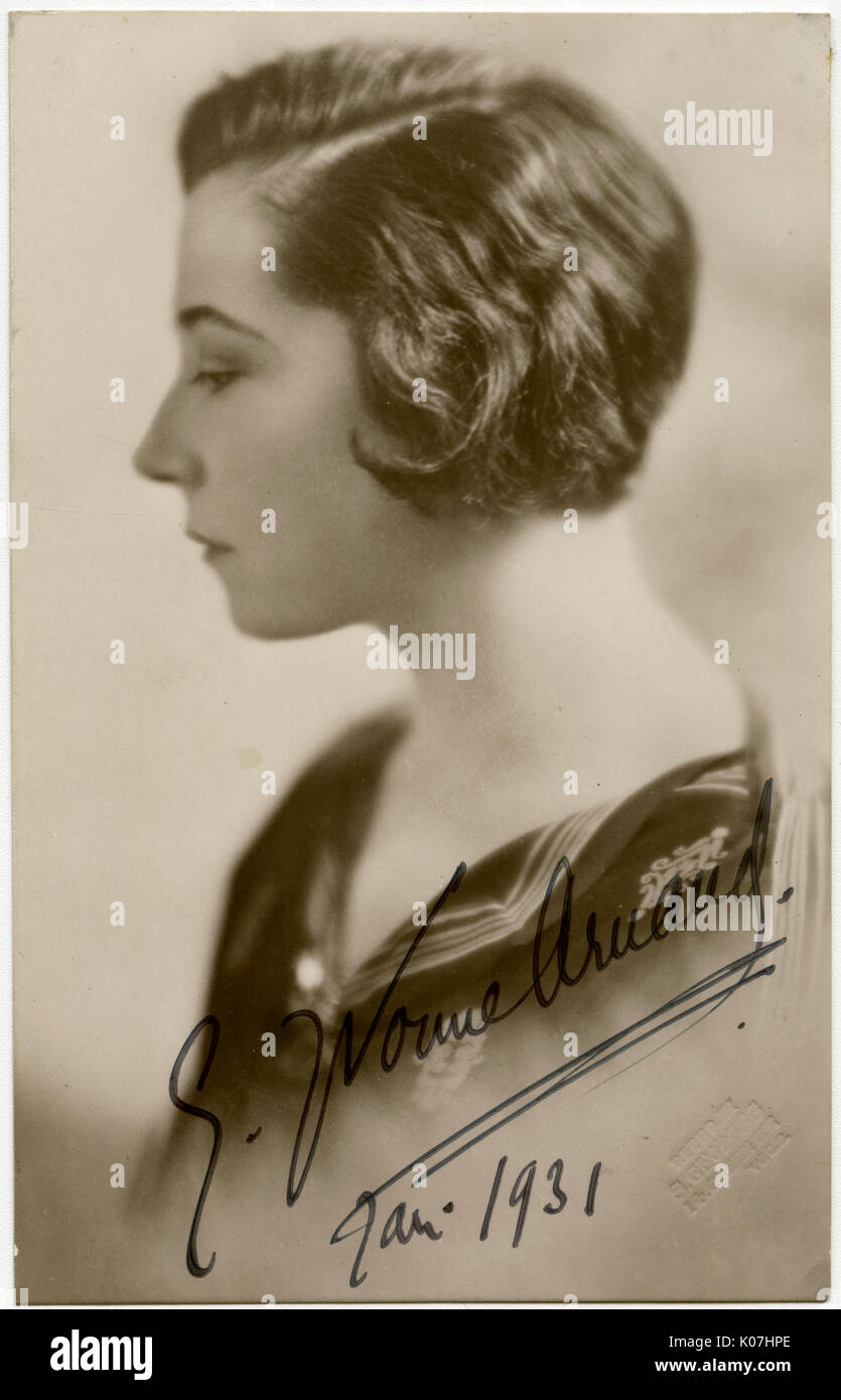 Germaine Yvonne Arnaud (1890 1958), in Frankreich geborene Pianistin