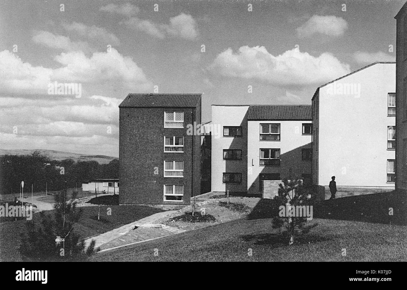 Cumbernauld New Town, Schottland - Abronhill Stockfoto