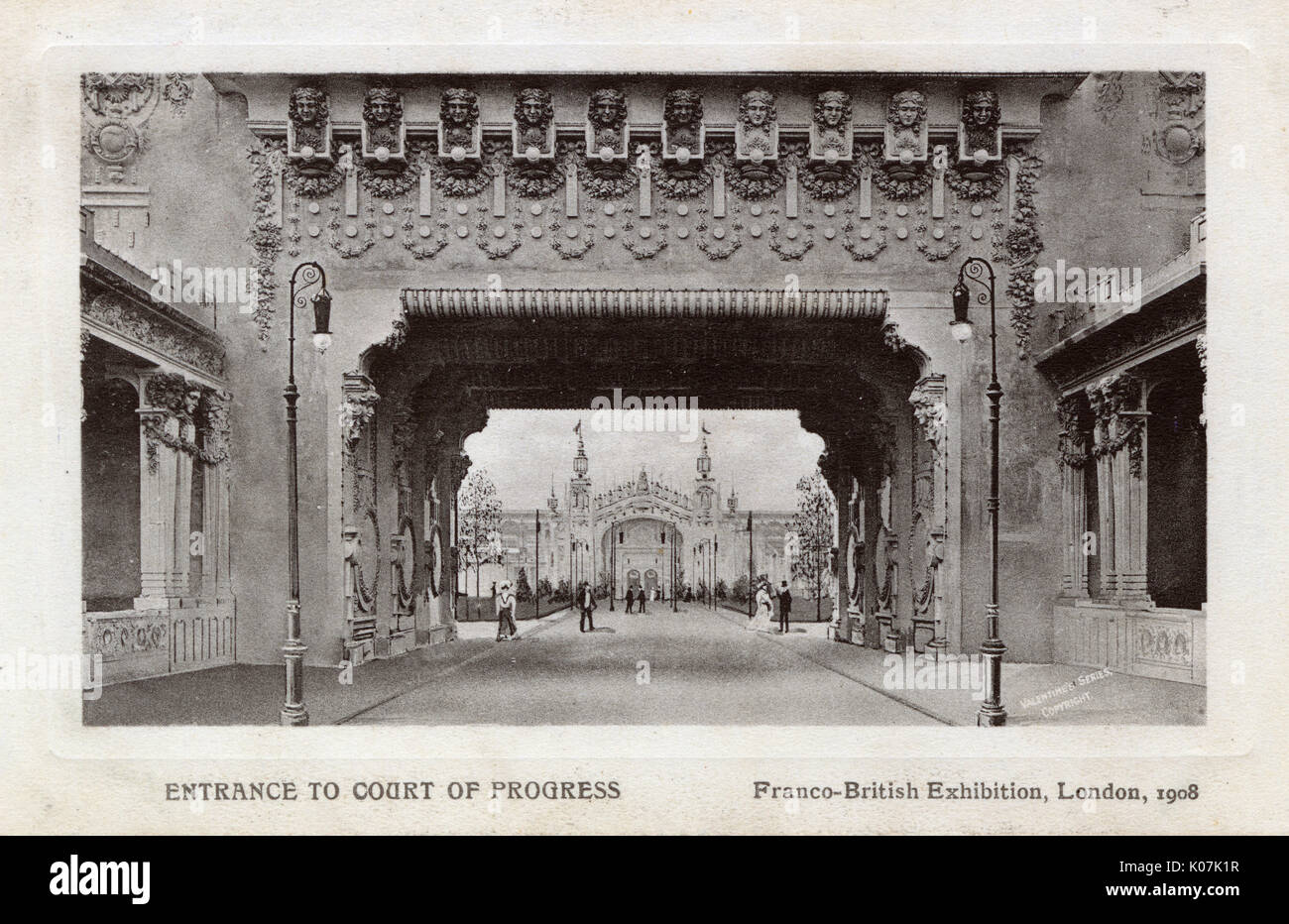 Franco-British Exhibition, London - Court of Progress Stockfoto