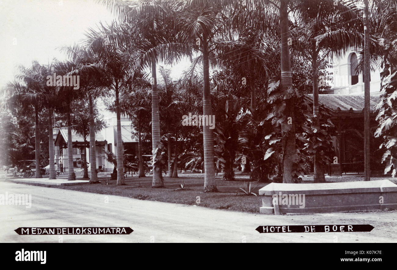 Hotel de Boer, Medan, Sumatra, Indonesien Stockfoto